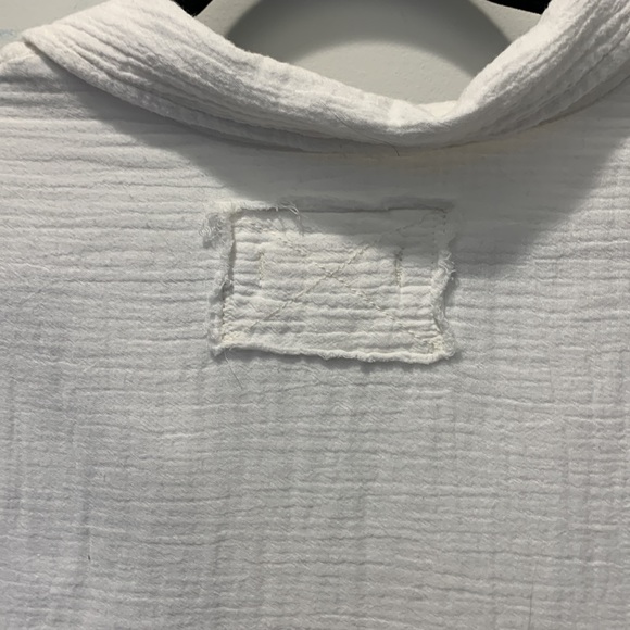 Free People We The Free Pullover Ivory White  size medium - Picture 10 of 10